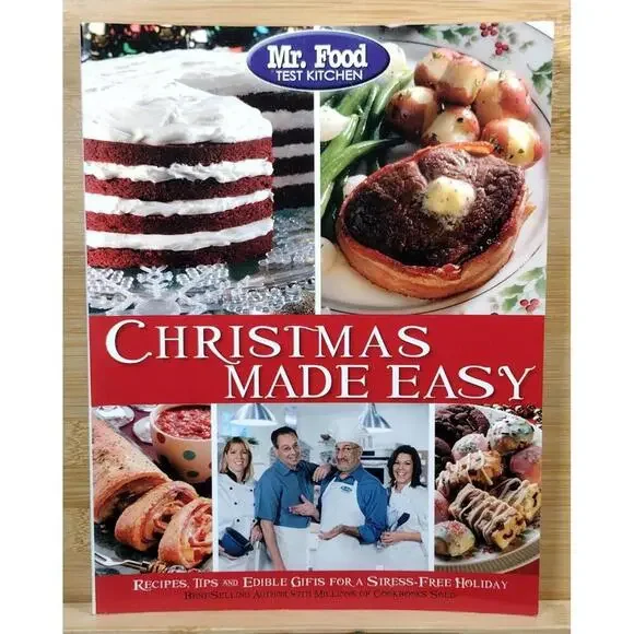 Christmas Made Easy Cookbook by Mr. Food‎ Test Kitchen