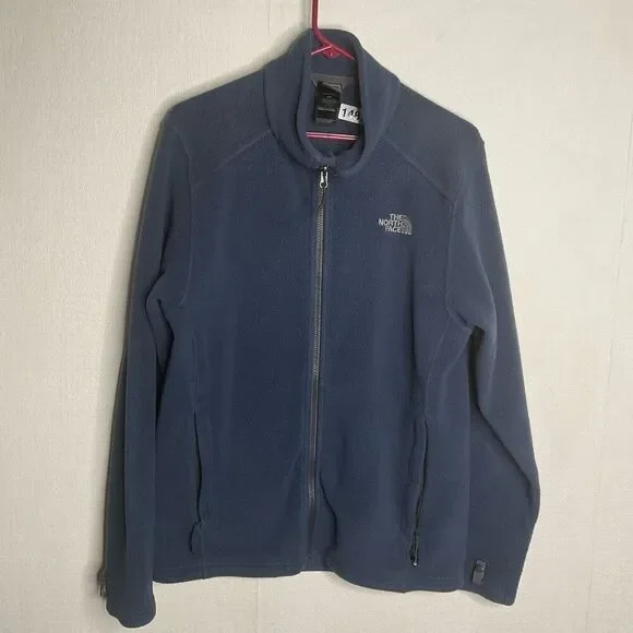The North Face Jacket Men’s Small P Zip Up Teal Blue Fleece Sweater‎ Outdoors