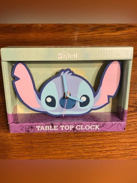 Disney Stitch tabletop clock