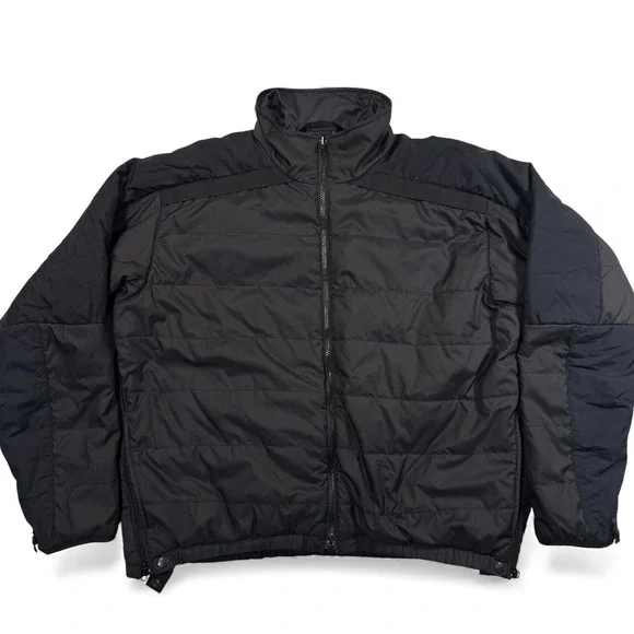 The North Face Mens Large Black Insulated Puffer Jacket Full Zip Vintage‎ Ski