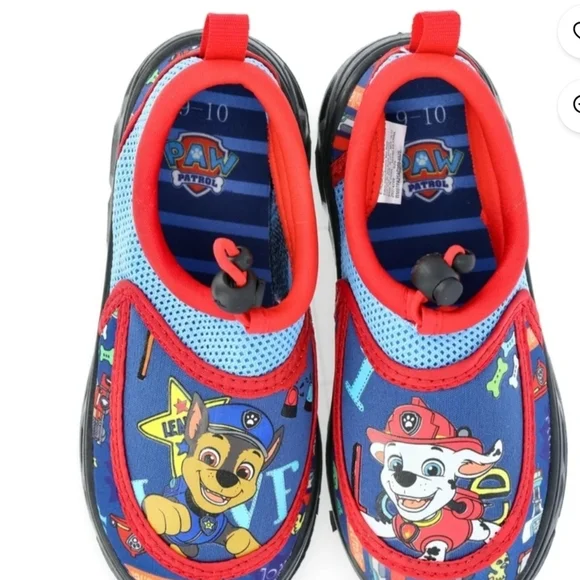 Paw Patrol Kids Water Shoes- Blue and Red