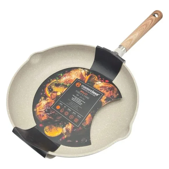 Masterclass Premium Cookware 11in Frying Pan Skillet Greige Speckled‎ Induction