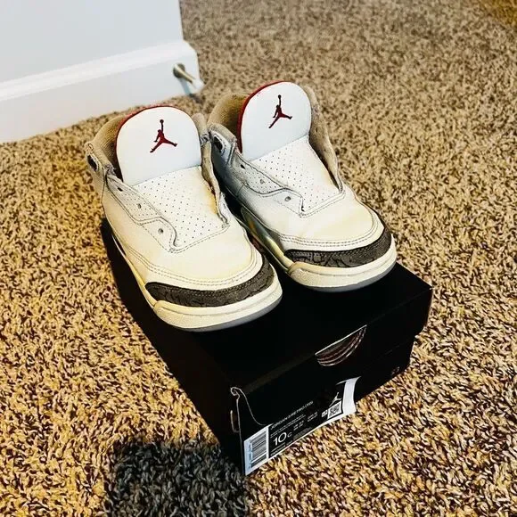 Jordan 3 Retro - White cement reimagined- size 10c