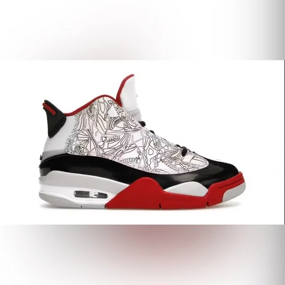 Jordan Kids Sneakers - Red, Black, White
