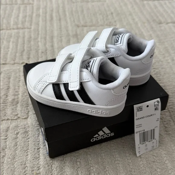 Adidas Kids' Sneakers in White and Black