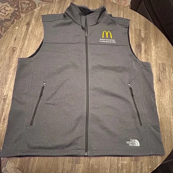 The North Face McDonald's Global Technology Architecture‎ Vest Men's XXL Gray 2X