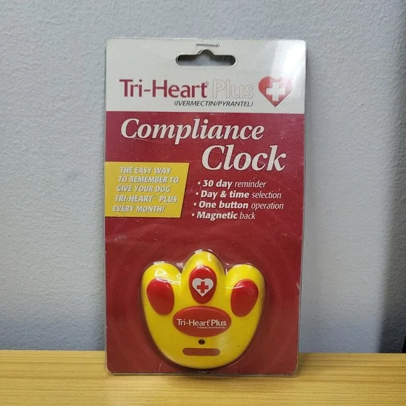 Tri-Heart Plus Promo Compliance Clock 2003 Timer‎ Reminder