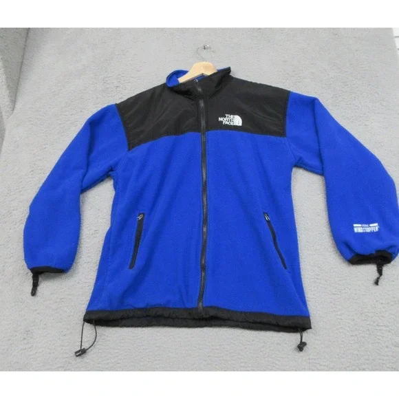 The North Face Jacket Mens XL Blue‎ Black Summit Series Gore Windstopper Fleece