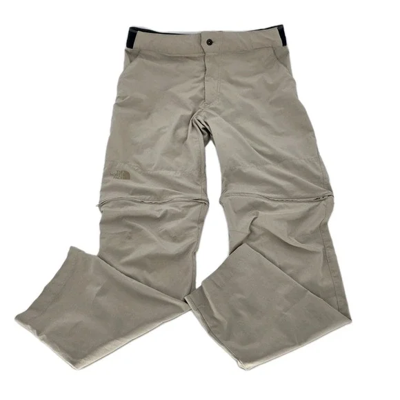 The North Face Active Convertible Pants Men's Size‎ 34x30.5 Beige Shorts Hiking