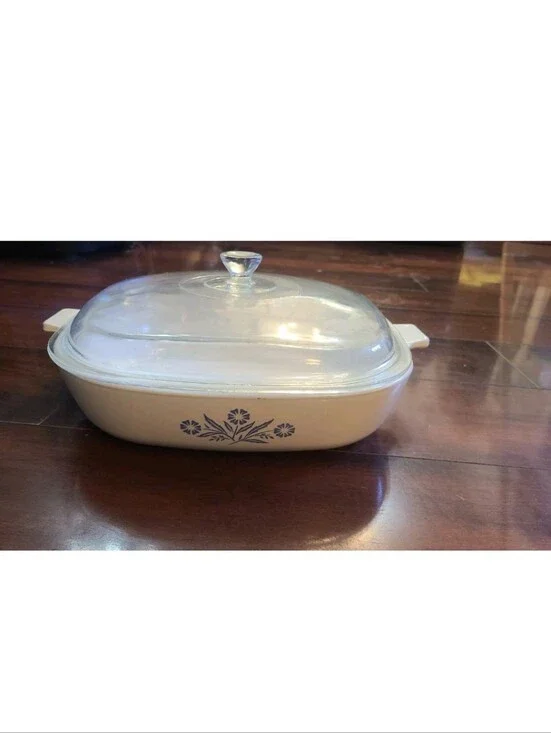 Vintage Corning Ware Blue Cornflower P-10-B Casserole Dish 10