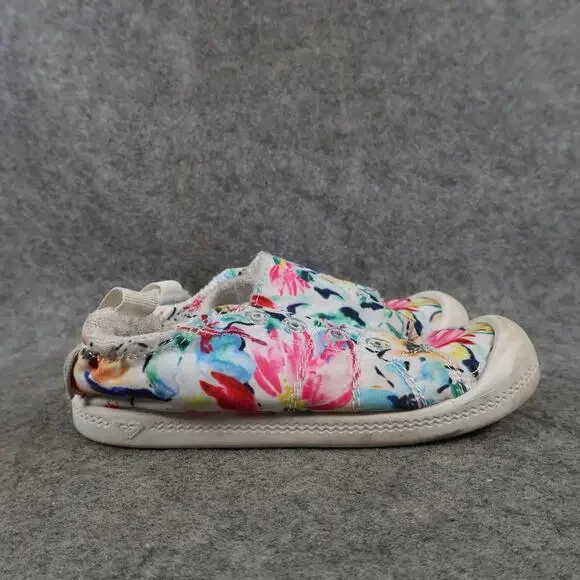 Roxy Shoes Kids Toddler 10 Sneakers Bayshore Hook N Loop Colorful Easy On Casual