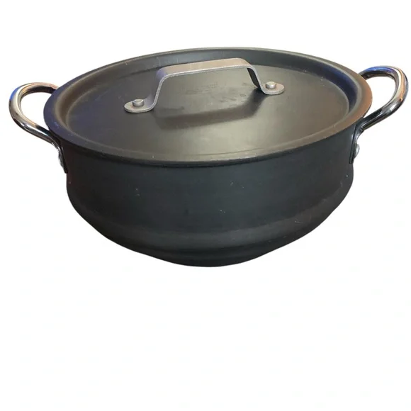 Calphalon COMMERCIAL ALUMINUM Steamer Insert-104 1/2 N, 4 1/2 Qt. USA With‎ Lid