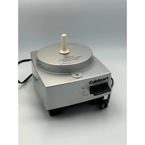 Cuisinart Food Processor Motor Base DLC-58c/DLC-10 Part 7 Cup Silver Tested