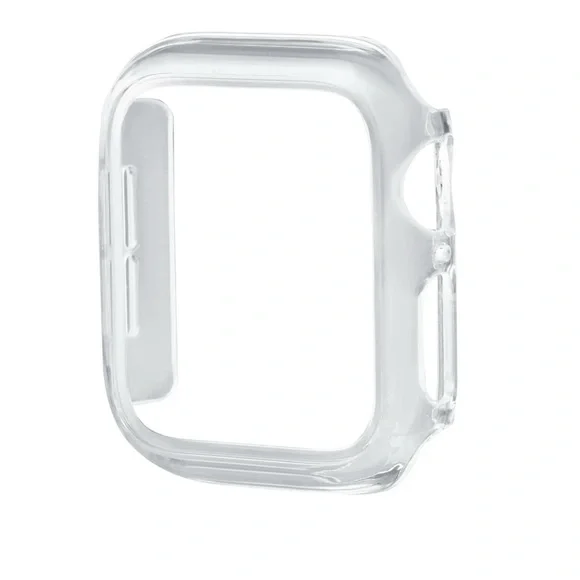 Onn Clear Bumper With Screen Protector For Apple Watch 38 mm