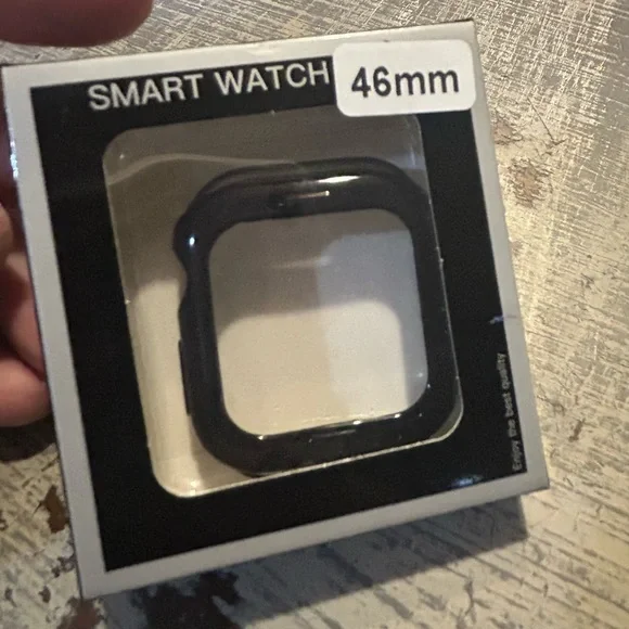 Black Smart Watch Case 46mm