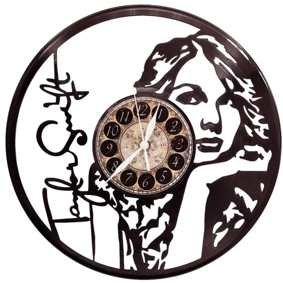 TAYLOR SWIFT vinyl record clock