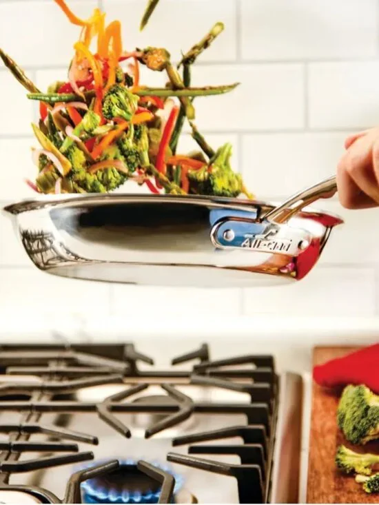 All-Clad D3 Tri-Ply Stainless-Steel 10 Inch Fry Pan NEW!