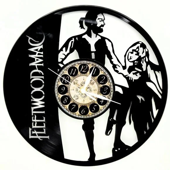 FLEETWOOD MAC Vinyl Record Wall Clock | Classic Rock Art