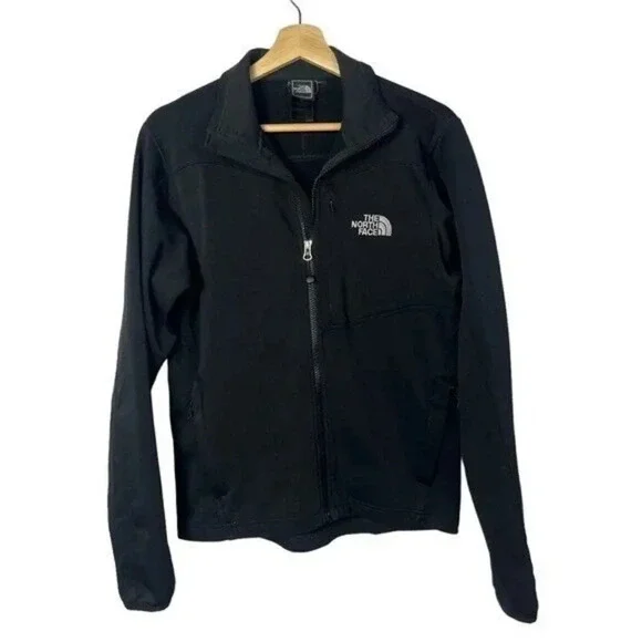 The North Face TKA Stretch Black Full Zip Lightweight Jacket S