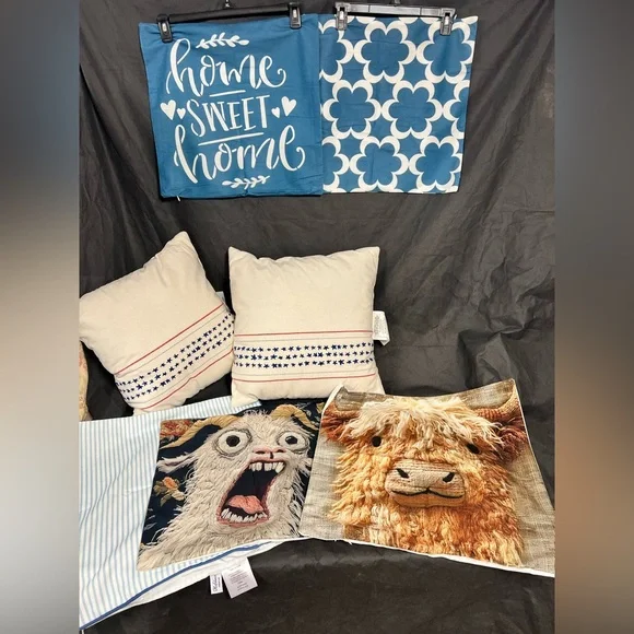 Throw pillows & covers