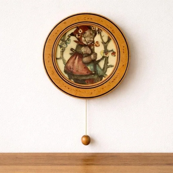 Reuge Swiss Musical Wall Plaque Fascination West Germany Hummel Folk Art 5724‎