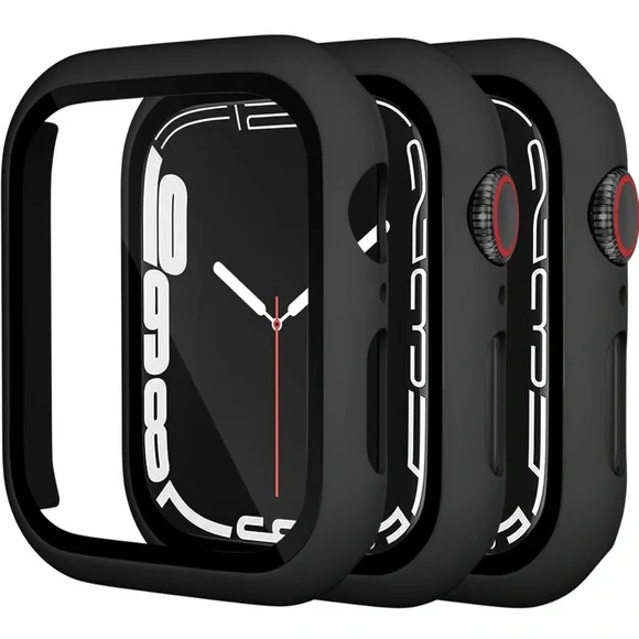 Apple Watch Screen Protector 45mm Series 9 8 7 iWatch Case, 3 Pack