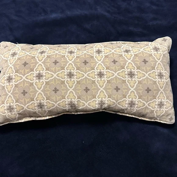 Modern beige rectangle pillow