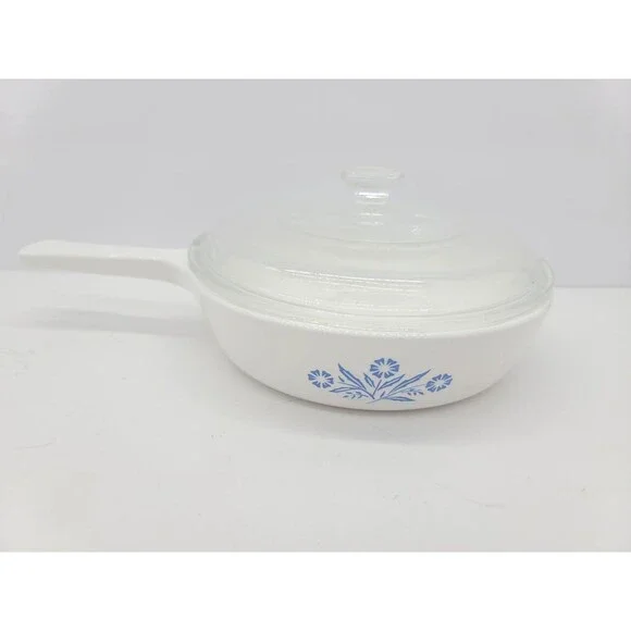 Corning Ware Blue Cornflower Frying Pan Skillet 6.5