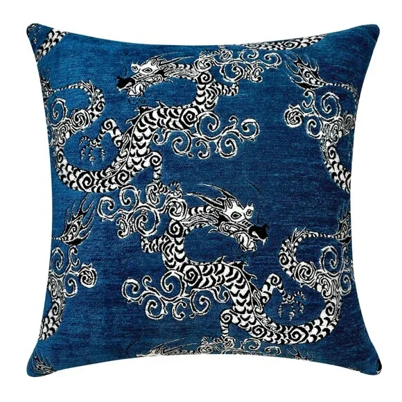 New Sherry Kline Dragonette Pillow Cover Sapphire 22