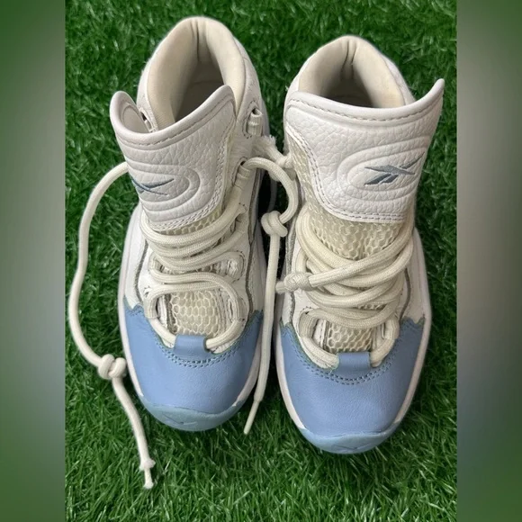 Reebok Kids White and Blue Sneakers‎