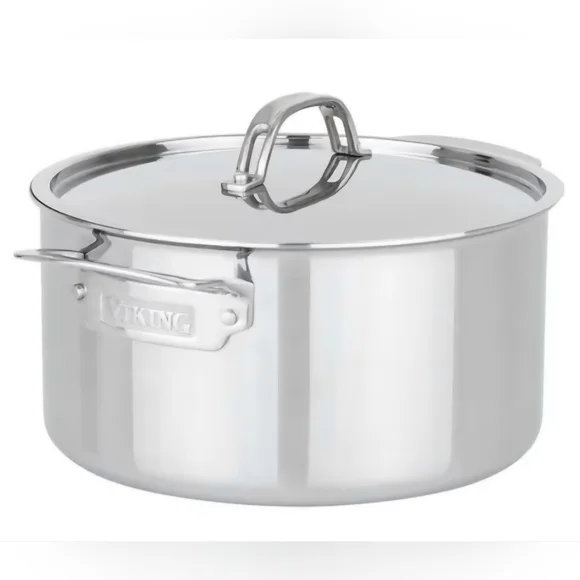 Viking PureGlide Pro 3-Ply Dutch Oven with Glass Lid, 6 qt., Retail $367.00 USD