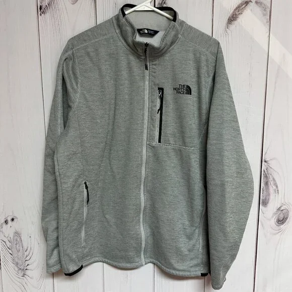 The North Face Canyonlands Full-Zip Fleece Jacket‎ Men’s L Gray EUC