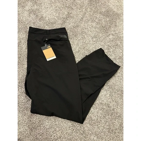 The North Face Mens FlashDry Hiking Pants Black 40x30 Straight Leg Outdoor‎