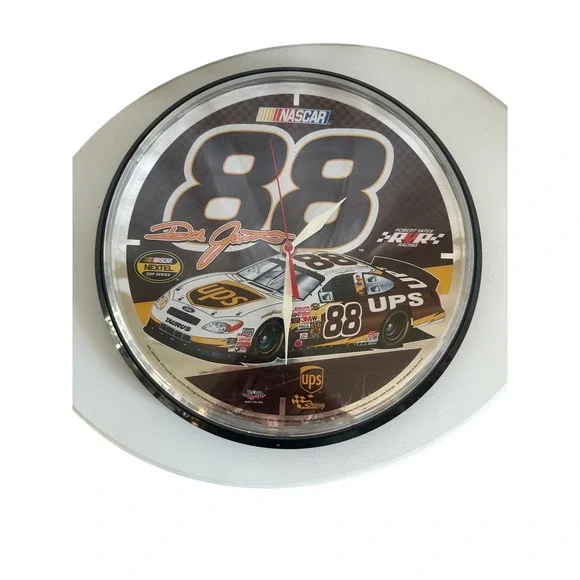 NASCAR Dale Jr. 88 UPS Racing Wall Clock WinCraft Robert Yates Racing 12 inch