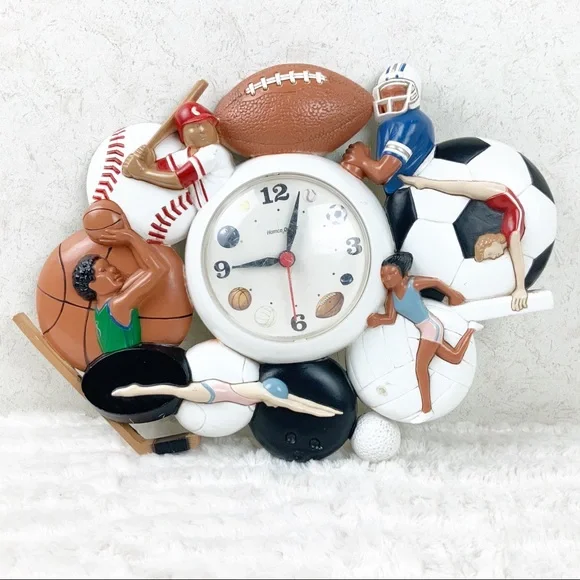 Vintage 1994 Burwood sports clock retro works