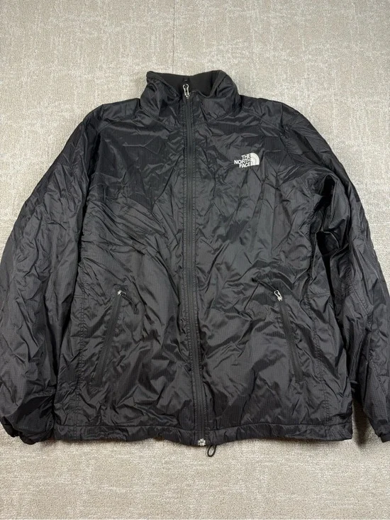 The North Face Black Full Zip Windbreaker Jacket Mens Large