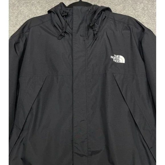 The North Face Antora DryVent Rain Jacket Black XXL 2XL Hooded Waterproof