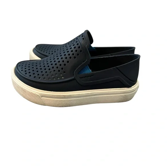 Crocs‎ Navy Blue Citilane Roka Slip On Shoes Kids’ Size 7