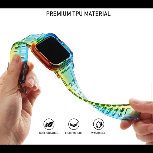 Rainbow Smart Watch Band.