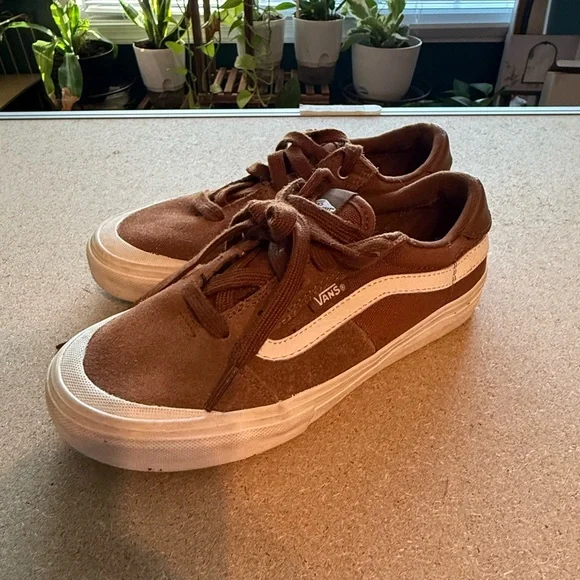 Vans Brown Suede Sneakers