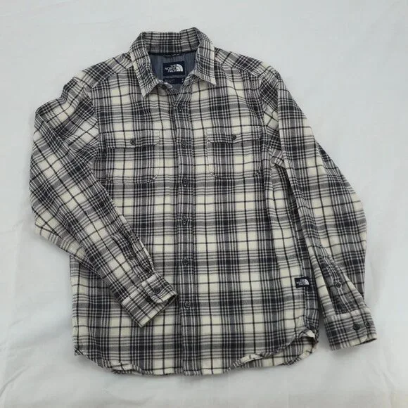 The North Face Flannel Shirt Checkered‎ Flannel Gorpcore Style Black/White