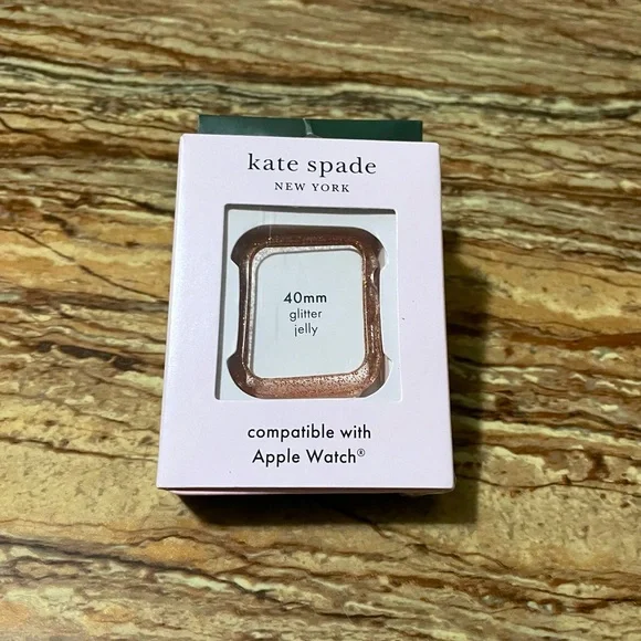 Kate Spade Apple Watch Case Cover Shimmer Glitter Jelly