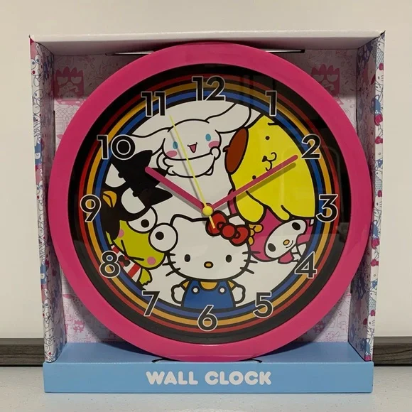 Hello Kitty and Friends by Sanrio Analog Wall Clock-New in Box