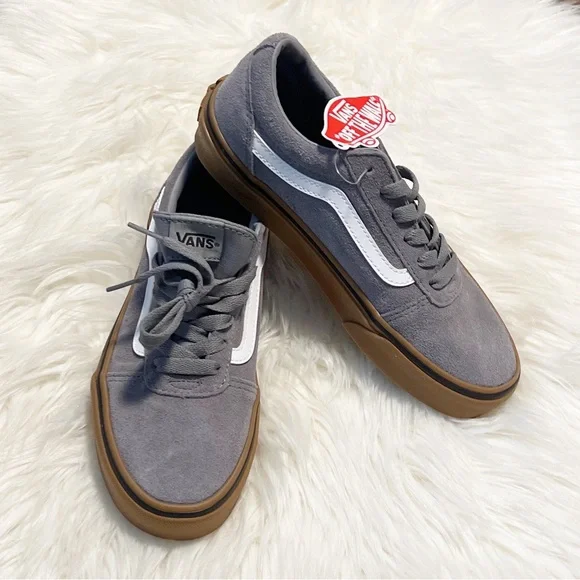 NWOT Vans Kid’sGray Suede Sneakers