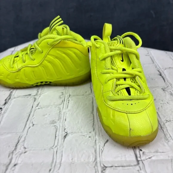Nike Air Foamposite Little Posite Pro Volt CW1593-702 Size 6C