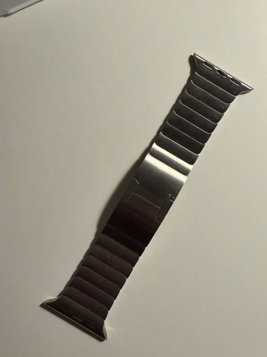 Stainless Steel Link Watch Band - Silver