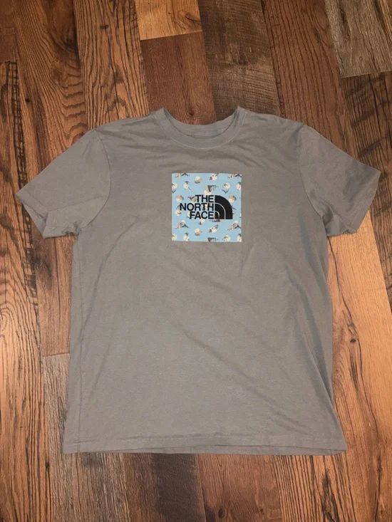 The North Face Olive Green Graphic Logo Tee