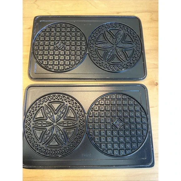 Pizzelle Cookie Form Plates Villaware Prego Model 3600-NS Waffle‎ Accessory