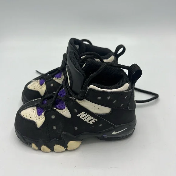 Nike Black and Purple Chunky Sneakers
