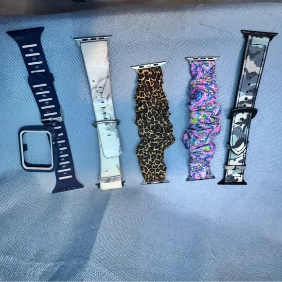 Set of 5 Stylish Watch Bands 40 mm